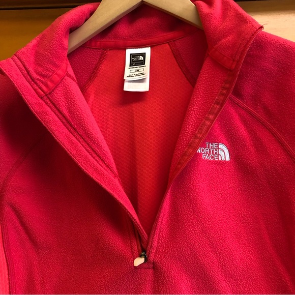 THE NORTH FACE Flight Series Women's Fleece / Salmon Shirt Medium 1/4 Zip Active - Picture 5 of 13